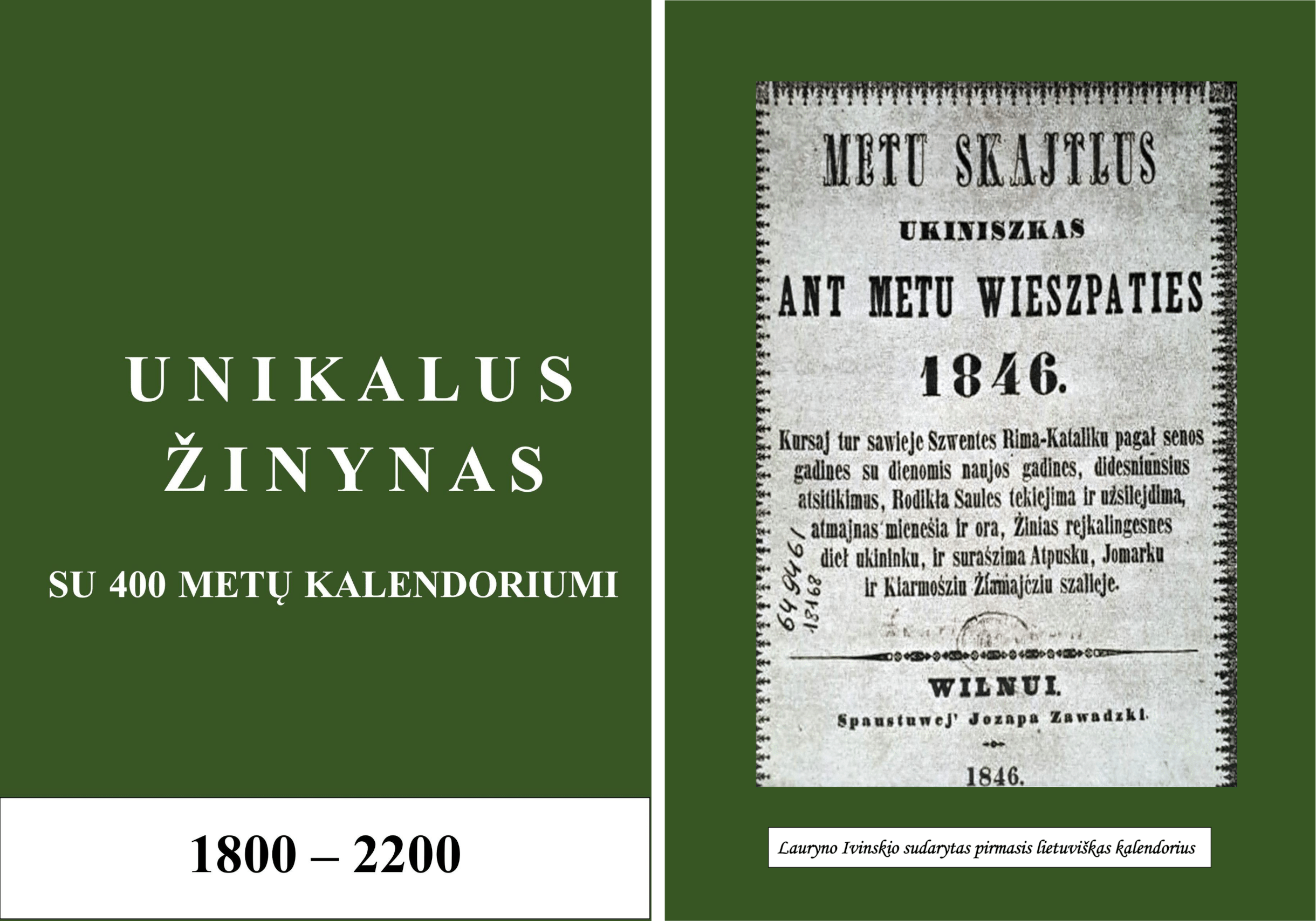 You are currently viewing Unikalus žinynas su 400 metų kalendoriumi